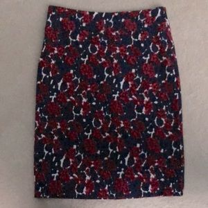Floral Pencil Skirt